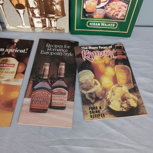 Lot of 7 Liquor Recipe Booklets Joy of Cordials Amaretto Seagram Kahlua Food - Picture 5 of 11